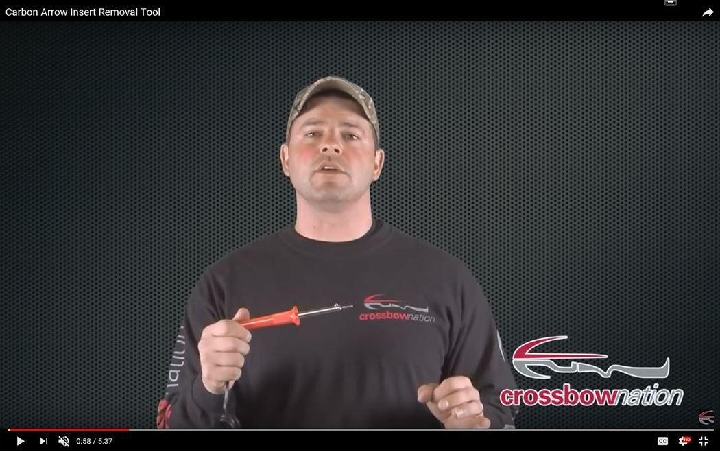 "DEEP SIX" Removal Stud (only) For use with the arrow insert removal kit.