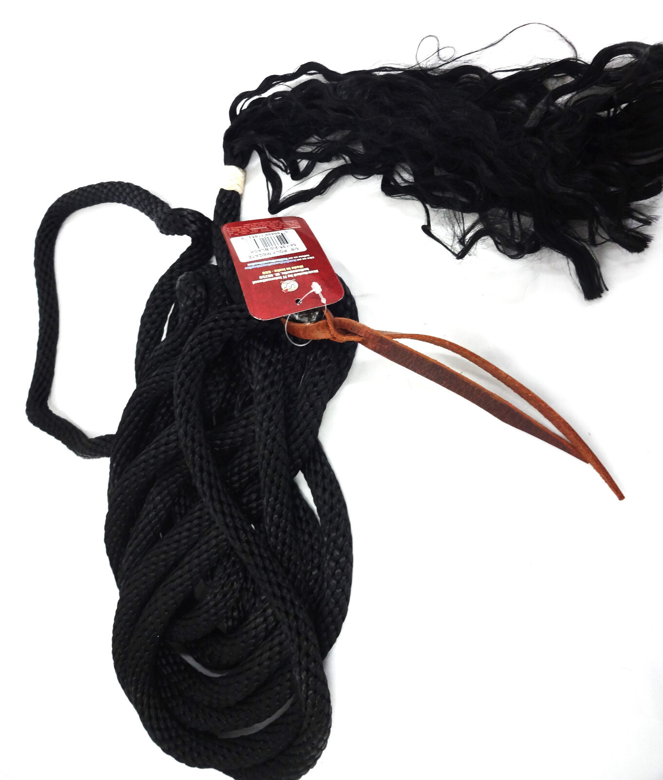 Mecate Poly Nylon 5/8 inch x 22 ft Round Hackamore Rein Horse Bosal Headstall