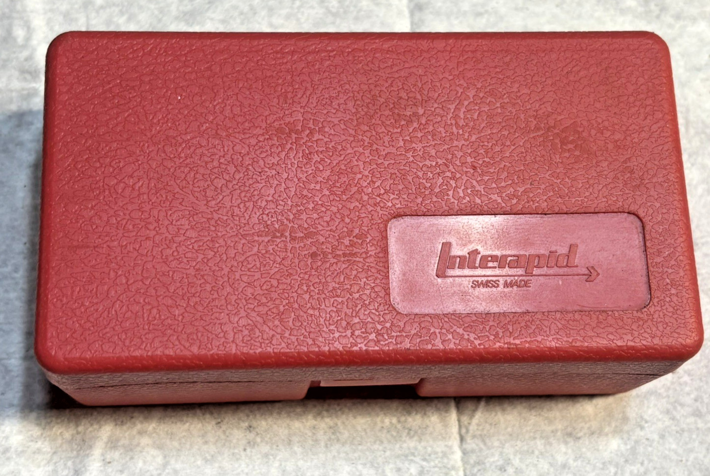 INTERAPID .0005" DIAL TEST INDICATOR 312B-1 SWISS MADE INSPECTION TOOL