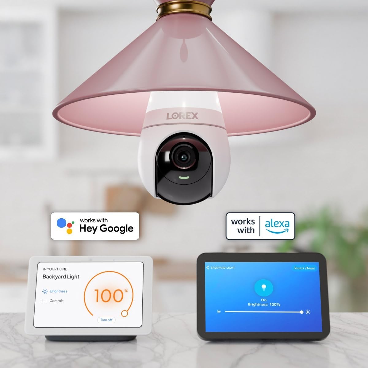 Lorex 2K Wi-Fi Smart Lightbulb Camera - (Open Box)