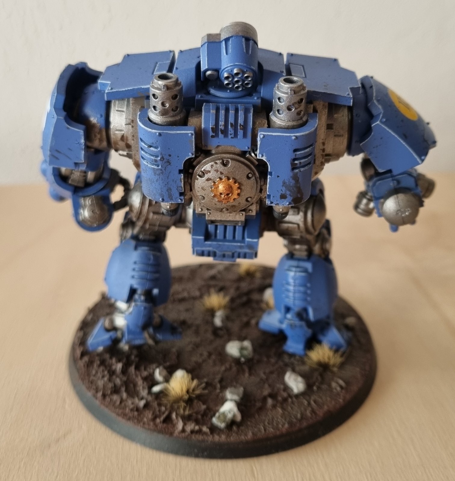 Redemptor Dreadnought Warhammer 40k Ultramarine - MAGNETIZED & Pro Painted