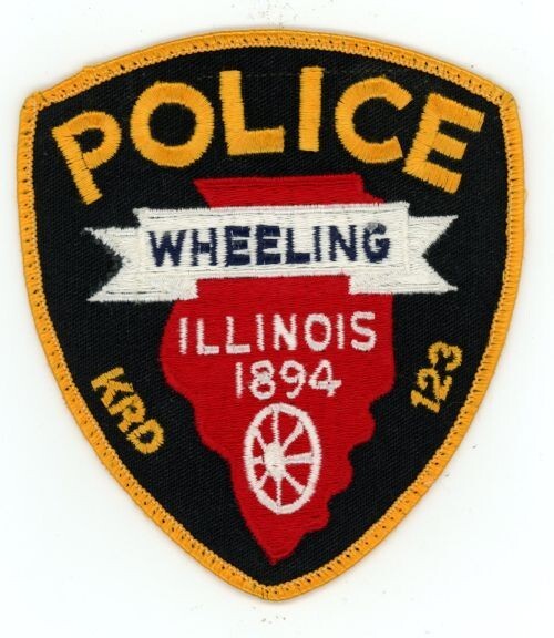 ILLINOIS IL WHEELING POLICE NICE SHOULDER PATCH SHERIFF