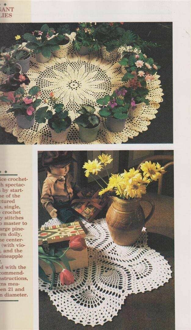 OOP!!! HB FOREVER FAVORITE CROCHET DOILIES,AFGHANS & MORE!!!