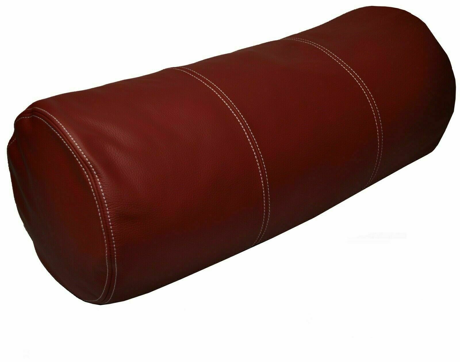 Decent Stylish Cover Cushion Yoga Neck Roll Case Pillow Cushions Bolster Leather