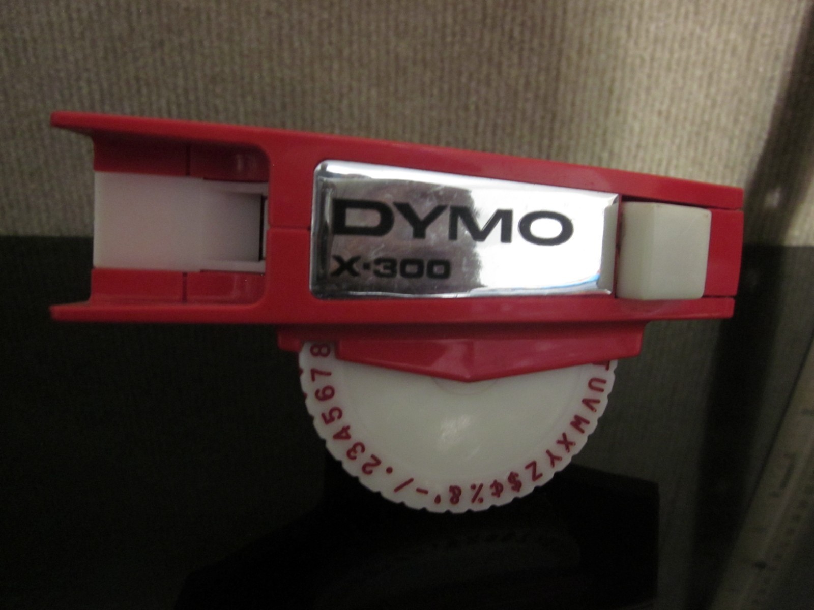 Dymo Label Maker Red Vintage X-300