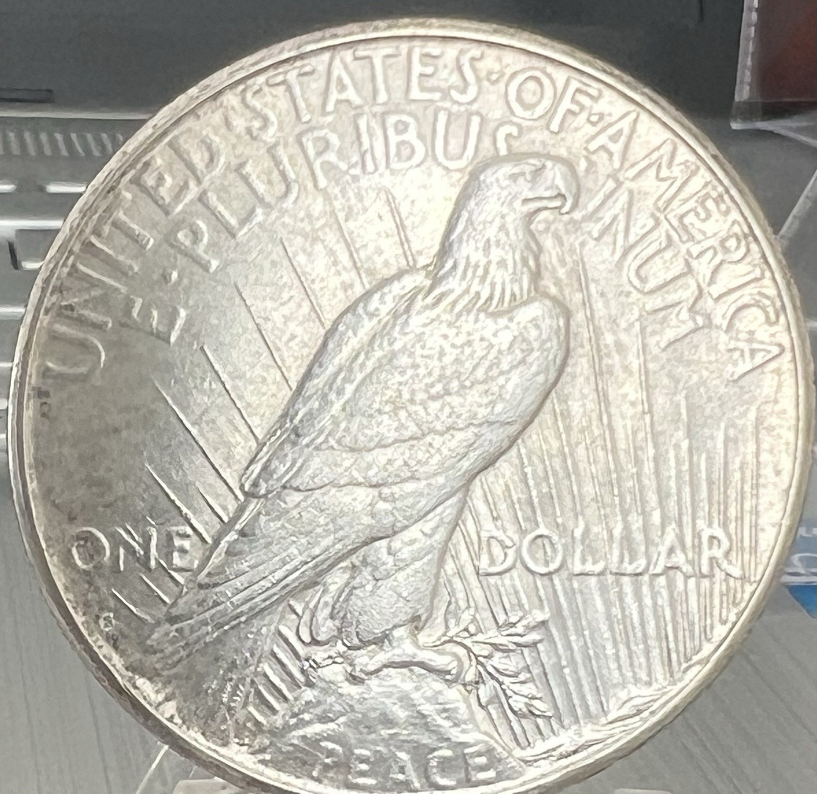 1927-S Peace Silver Dollar (A/U)