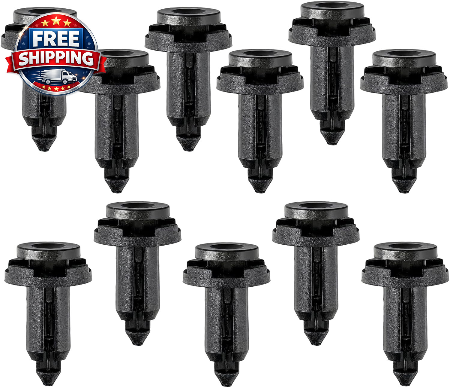 Yamaha Floor Mat Rivets, 11 PCS Push Fastener Golf Cart Plastic Rivets for 2007-