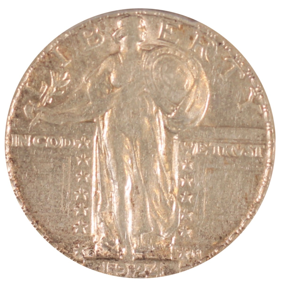 1924-S 25C Standing Liberty Quarter PCGS AU50
