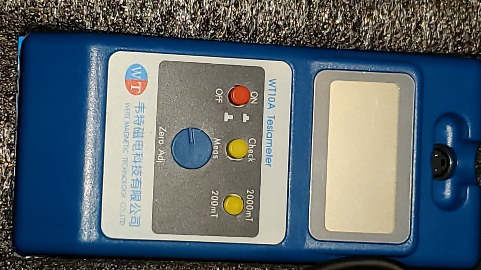 WT10A Teslameter Gaussmeter Magnetic Field Meter Handheld