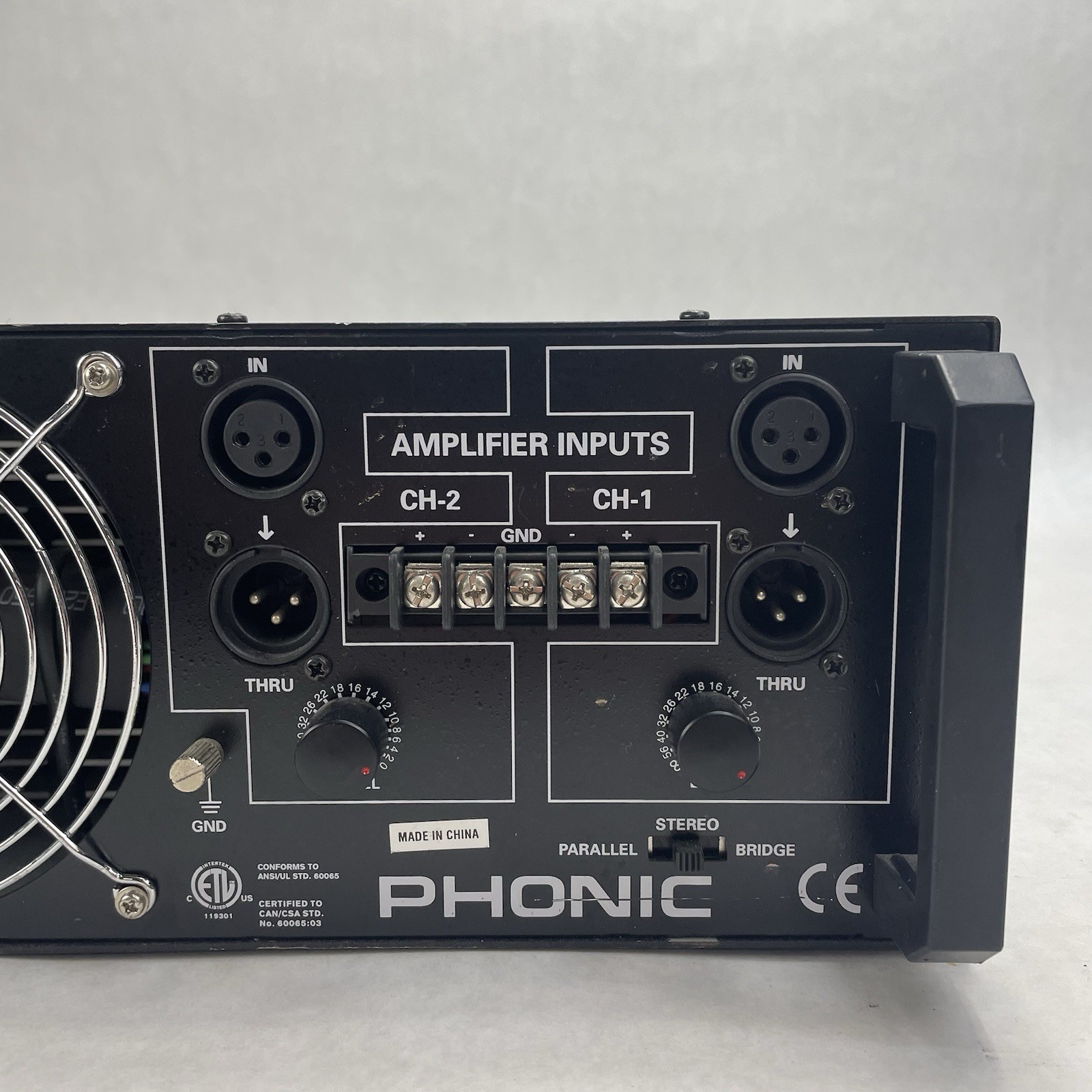 Phonic Icon 300 Professional Amplifier Tested