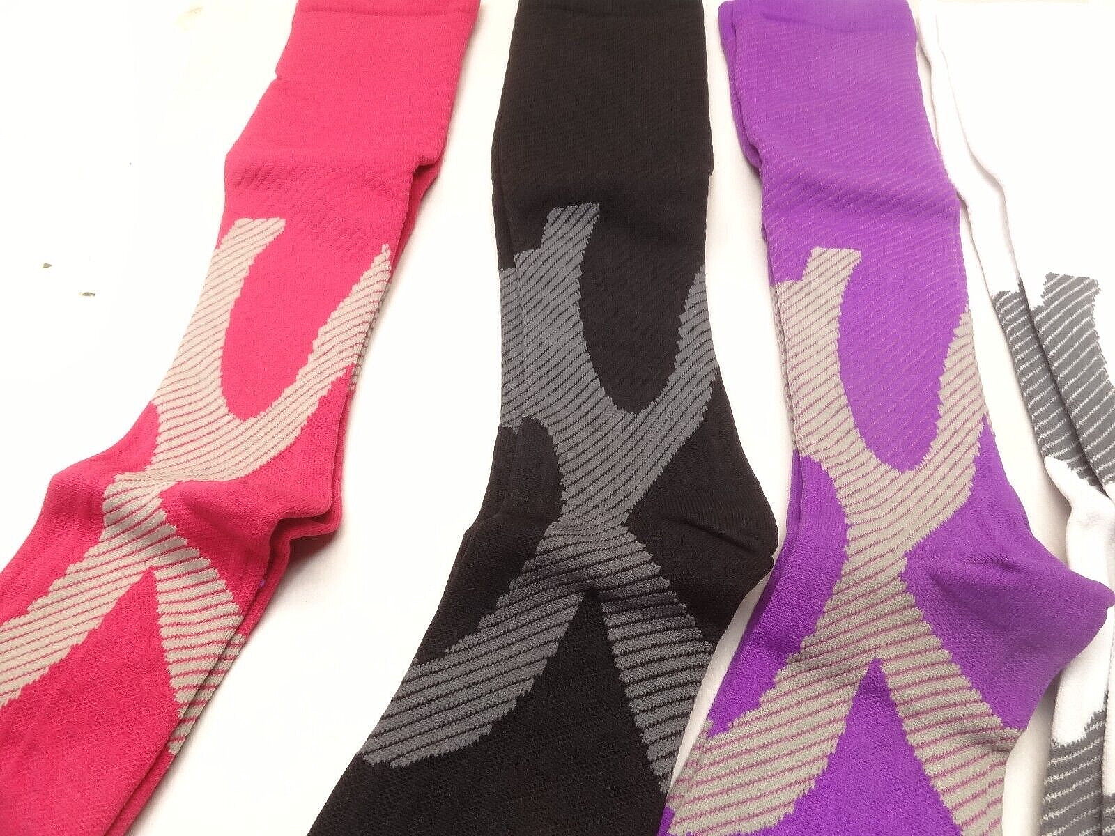 Next Look Knee High Compression Sport Socks Assorted Colors