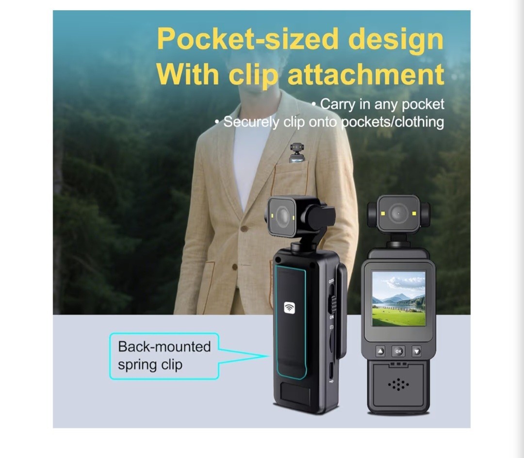 Portable Multifunctional Body Camera Recorder For Sports