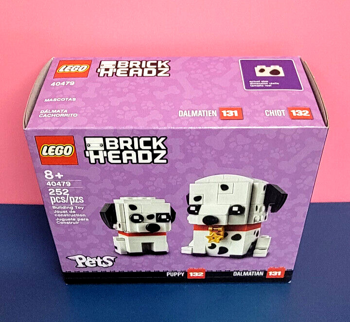 LEGO BRICKHEADZ: Look Like Disney 101 Dalmatian Cute Dogs (40479)