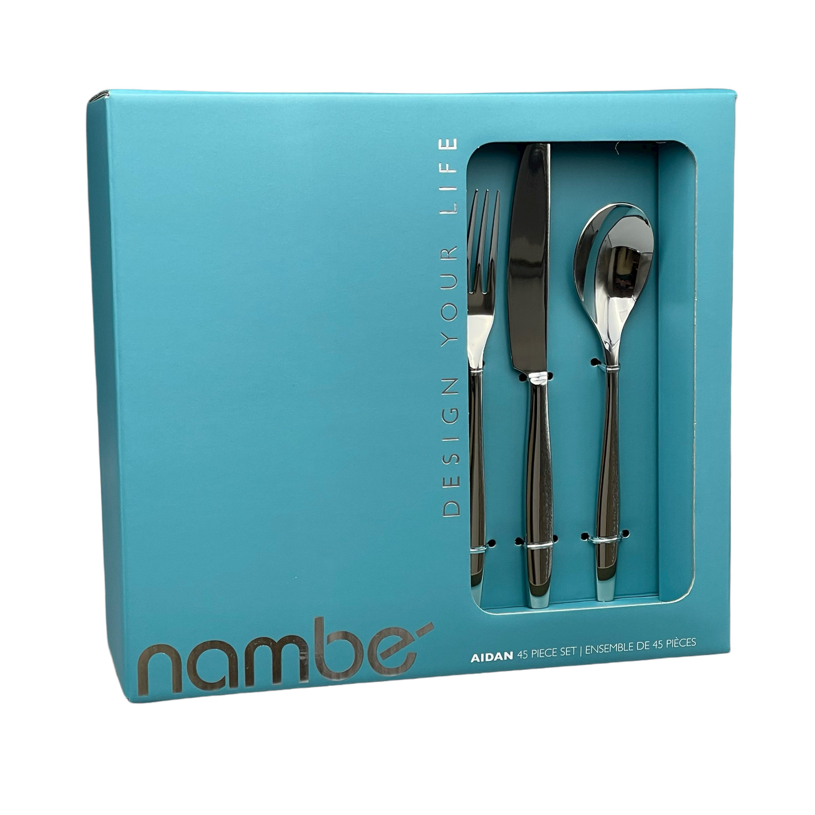 Nambe Aidan 18/10 Stainless Steel 45pc. Flatware Set (Service for Eight)