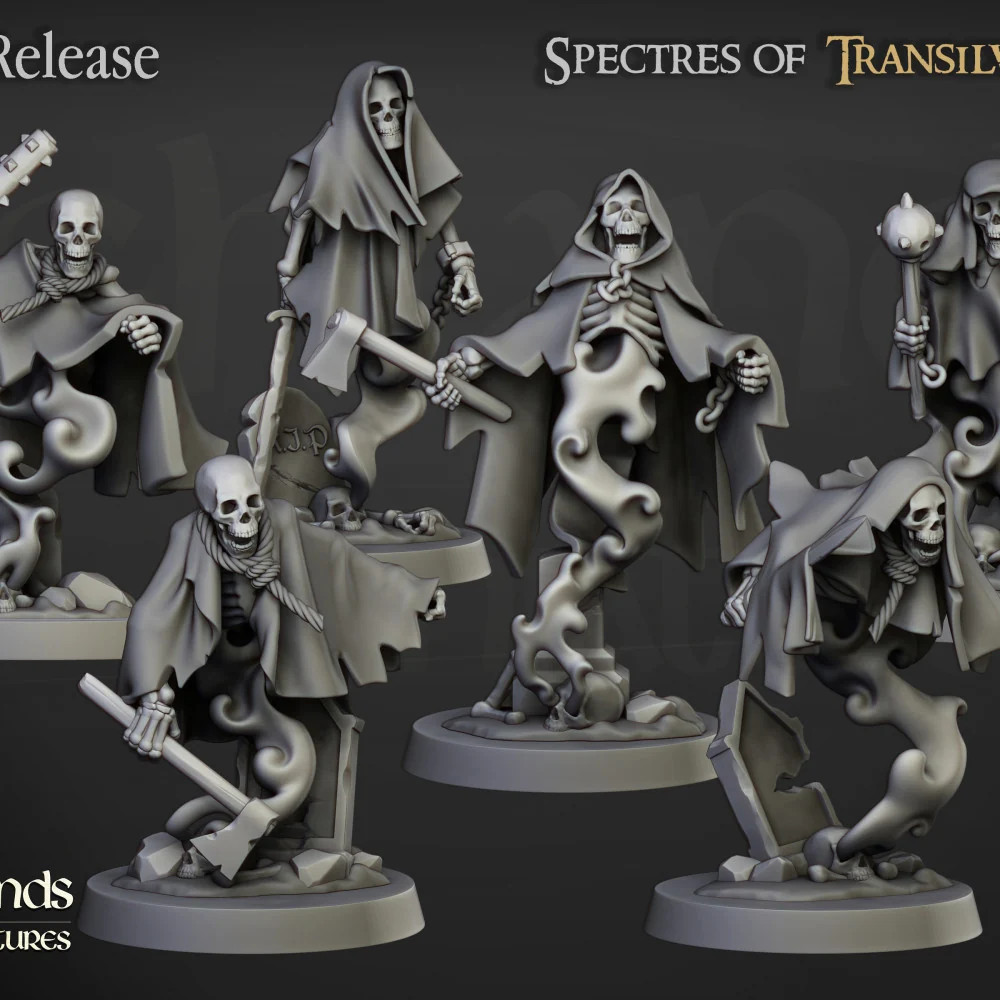 Crypt Ghosts - Resin Tabletop Miniature