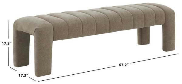 Safavieh BELLISIMA CHANNEL TUFTED BENCH, Reduced Price 2172767807 SFV5127G