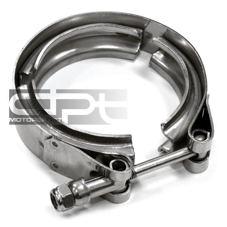 3" STAINLESS V-BAND BOLT CLAMP FOR TURBO FLANGE DOWNPIPE WASTEGATE EXHAUST