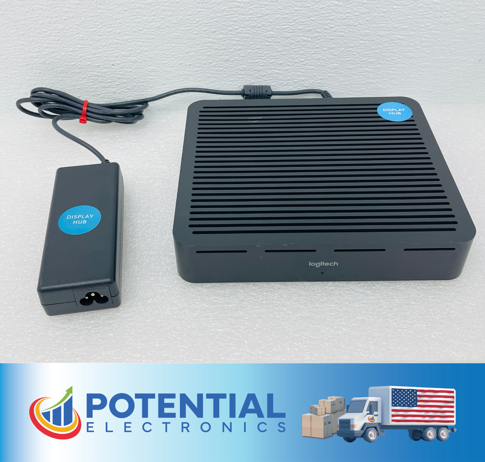USED - Logitech Display Hub V-R0009, 839-000539 w/ A/C Adaptor - Free Shipping