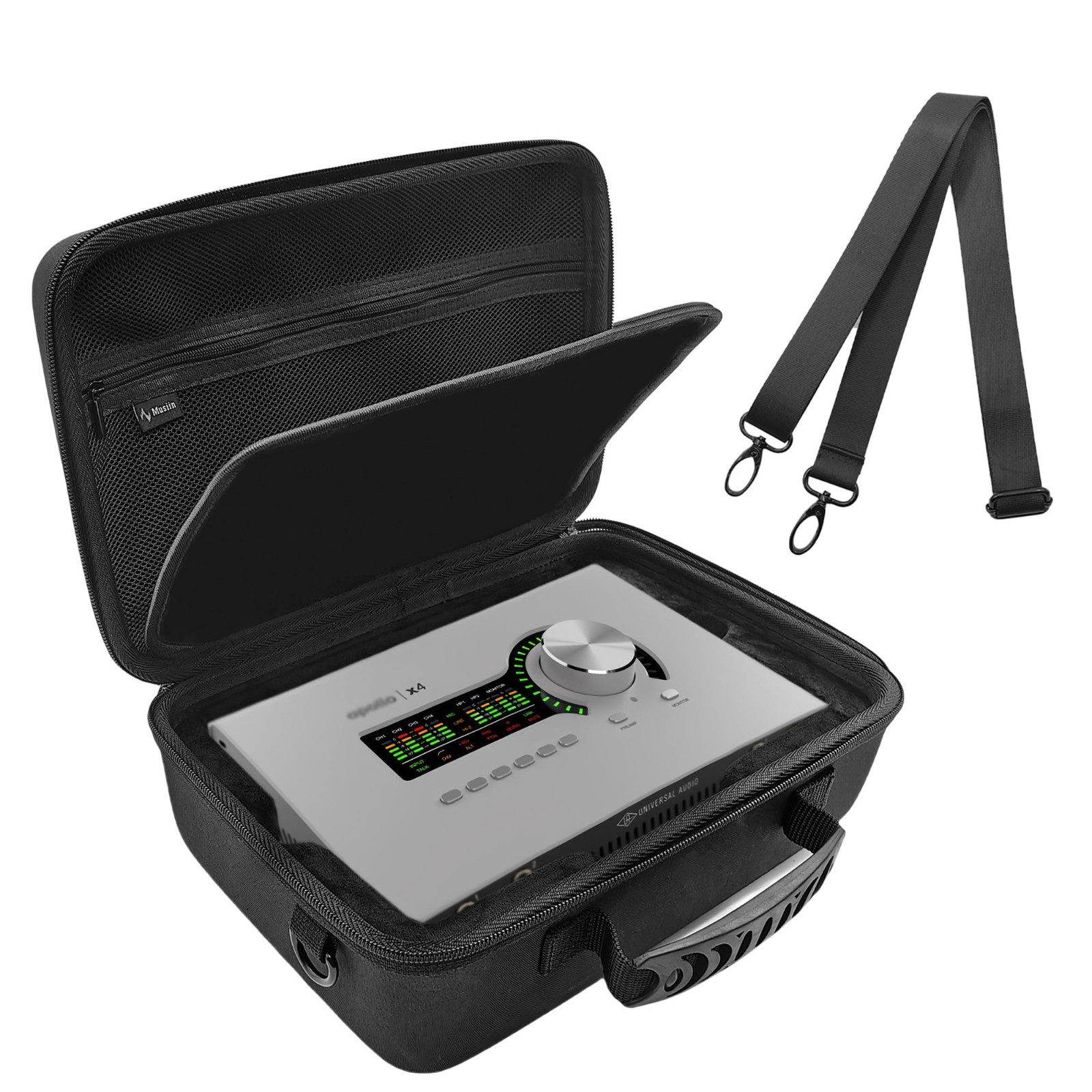 Universal Audio Interface Case for Apollo x4 Gen 2 & Heritage Edition - Durable