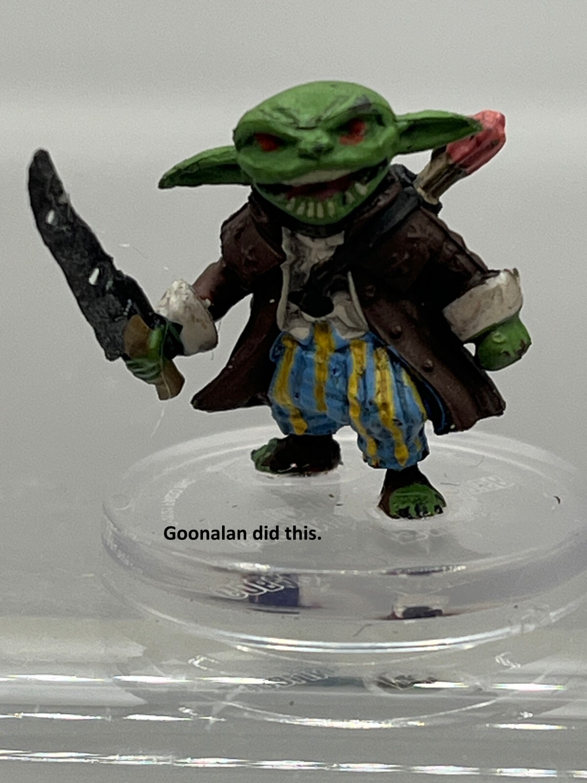 D&D Pathfinder Mini Bestiary Unleashed 02 Goblin Warchanter Dogslicer