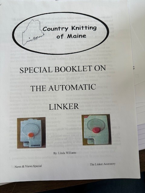 Knitting Machine Automatic Linker - Great Helpful Hints