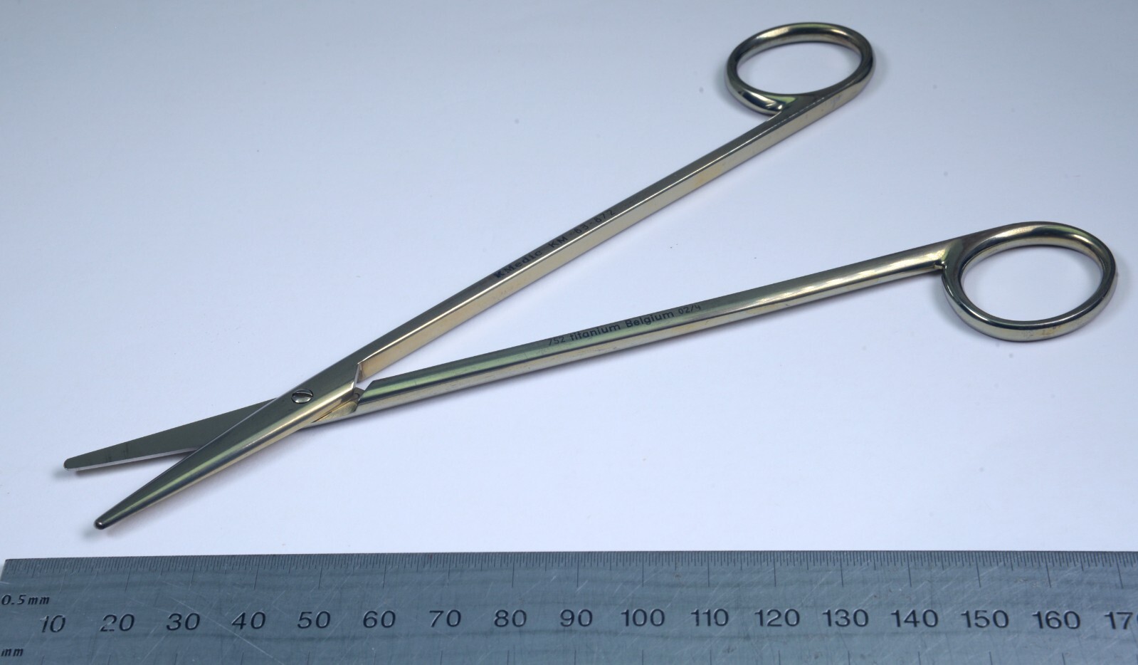 KMedic #KM83-872 Scissors 7" Titanium Stainless Surgical
