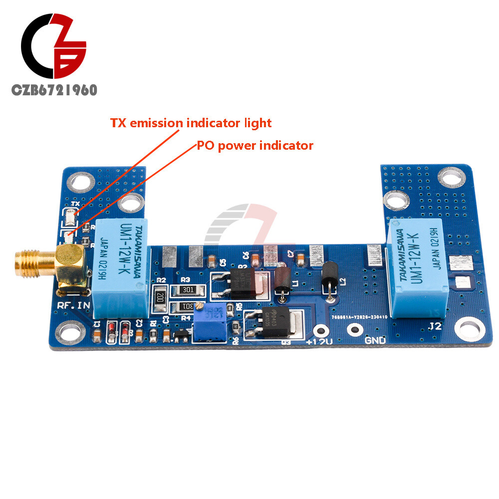 RF Power Amplifier Board Transceiver Circuit PCB Module For 1-5W Walkie-talkie