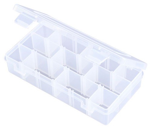 Adjustable Compartment Box, 7" W x 4-1/8" L x 1-1/2" H