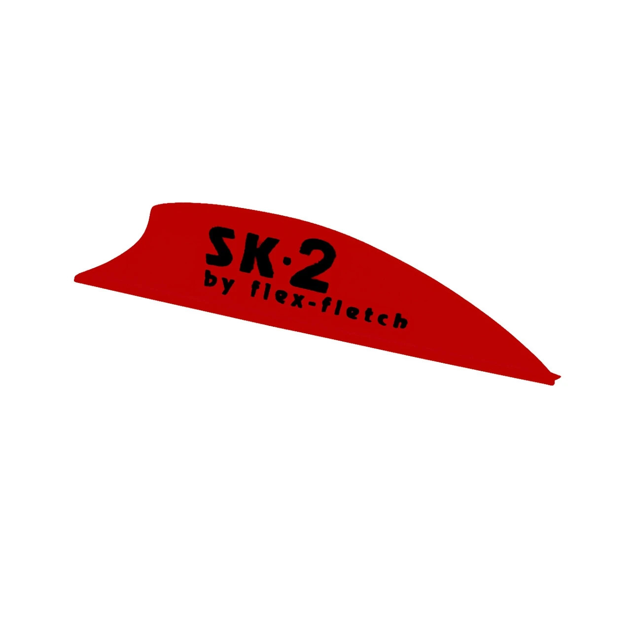 Flex Fletch Silent Knight 2" Flex2 Vanes 100 Pack - REAL RED