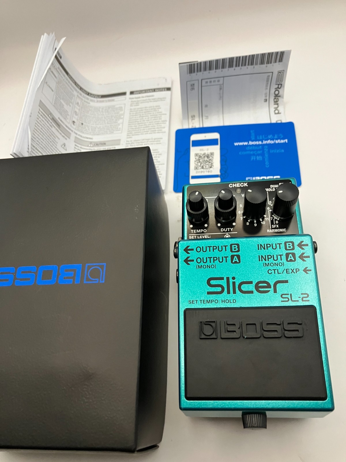 Boss SL-2 Slicer Audio Pattern Processor Pedal Used Excellent