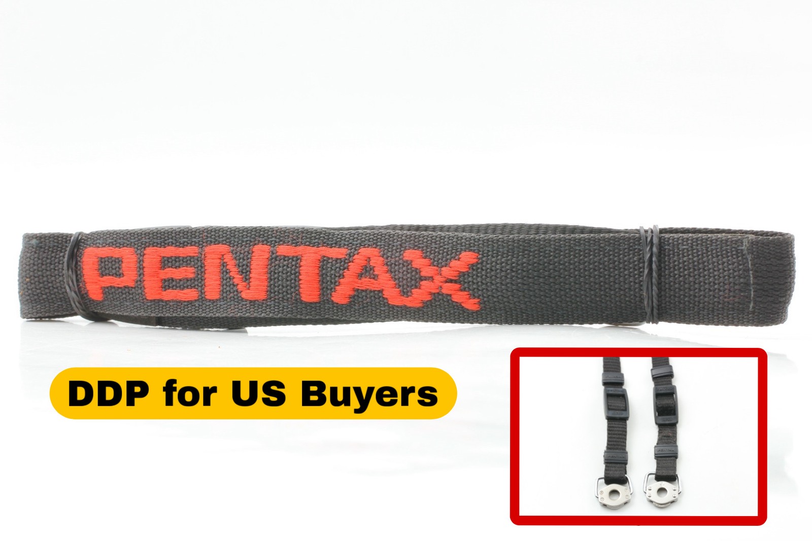 [MINT w/ Lugs] Pentax Genuine Neck Strap for 67 67 II 645 645N 645NII From JAPAN