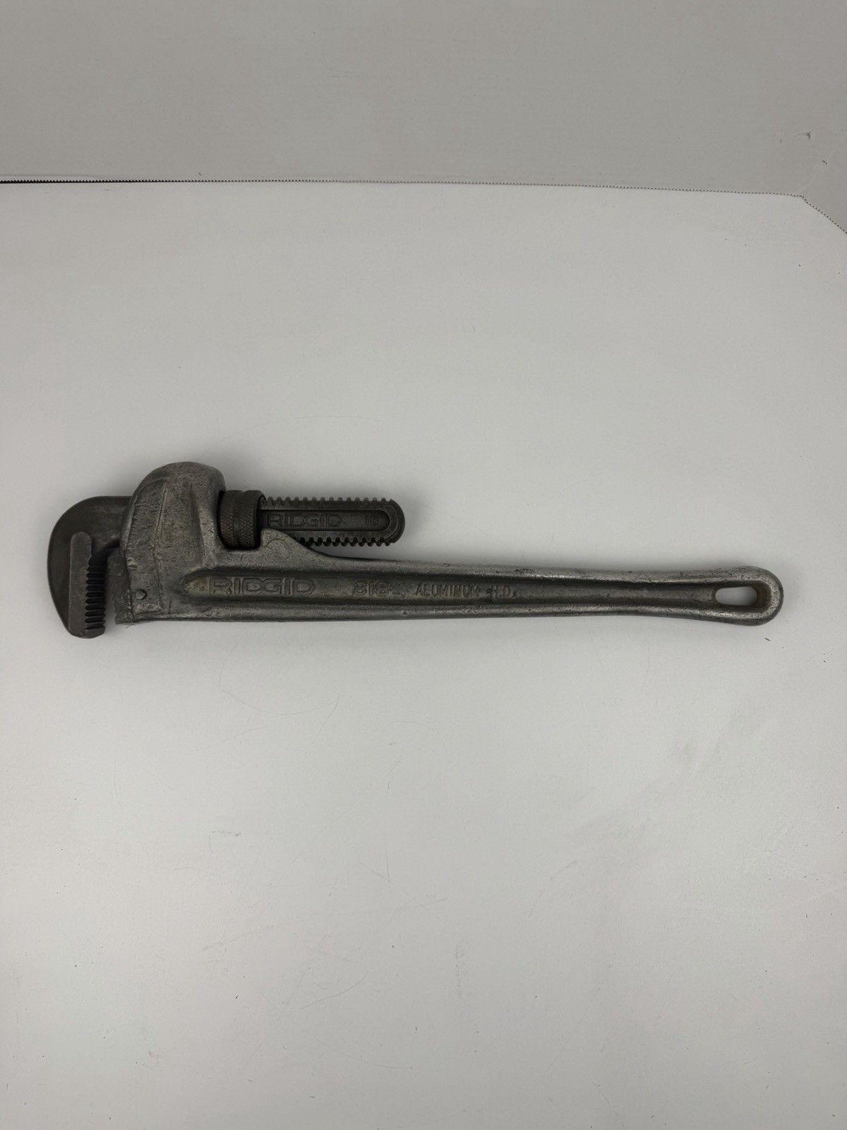 Ridgid | 18 inch | Aluminum | Pipe Wrench | No. 818 | Elyria, Ohio, USA