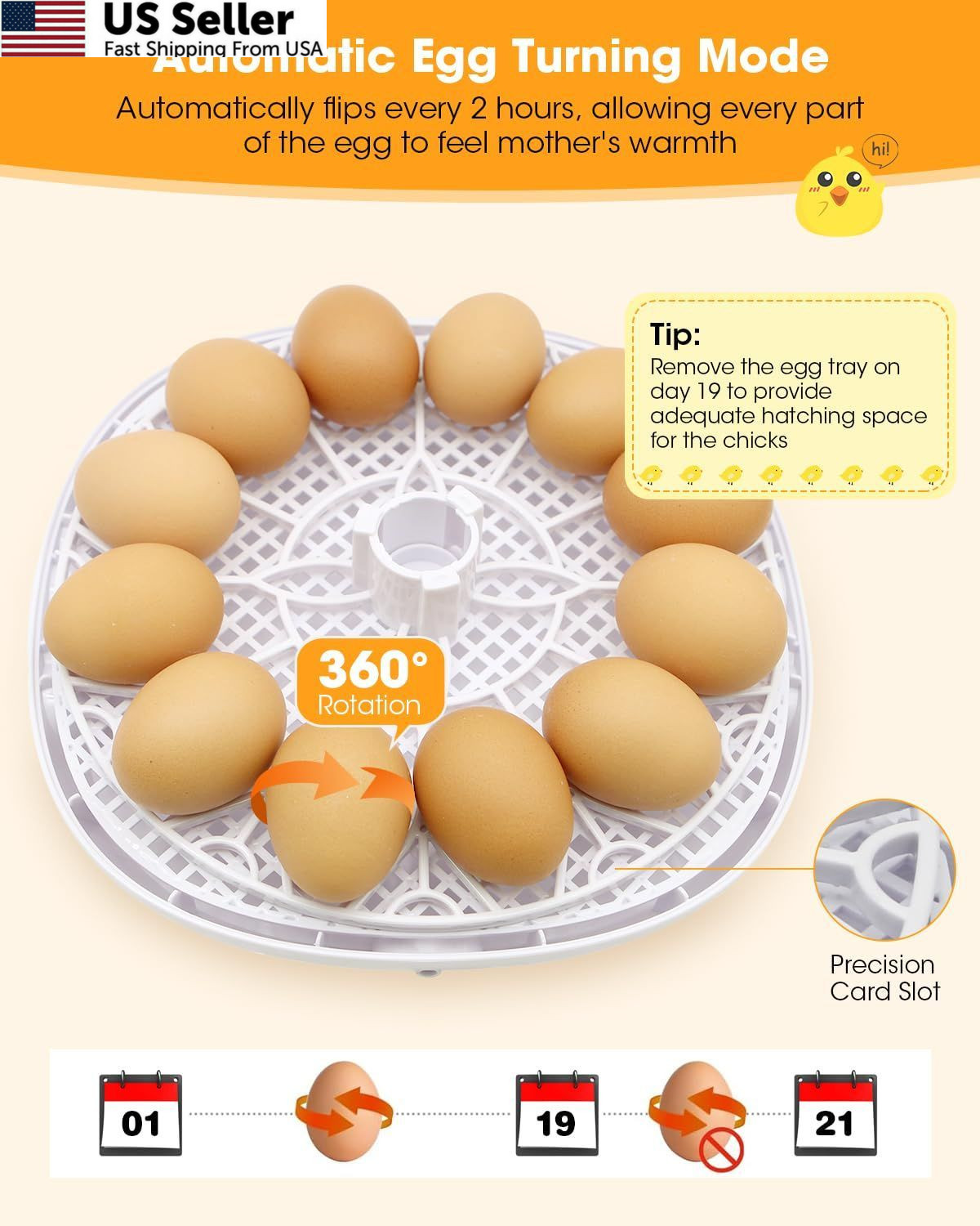 Incubators for Hatching Eggs, Chicken Waterer Cups, Automatic Egg White