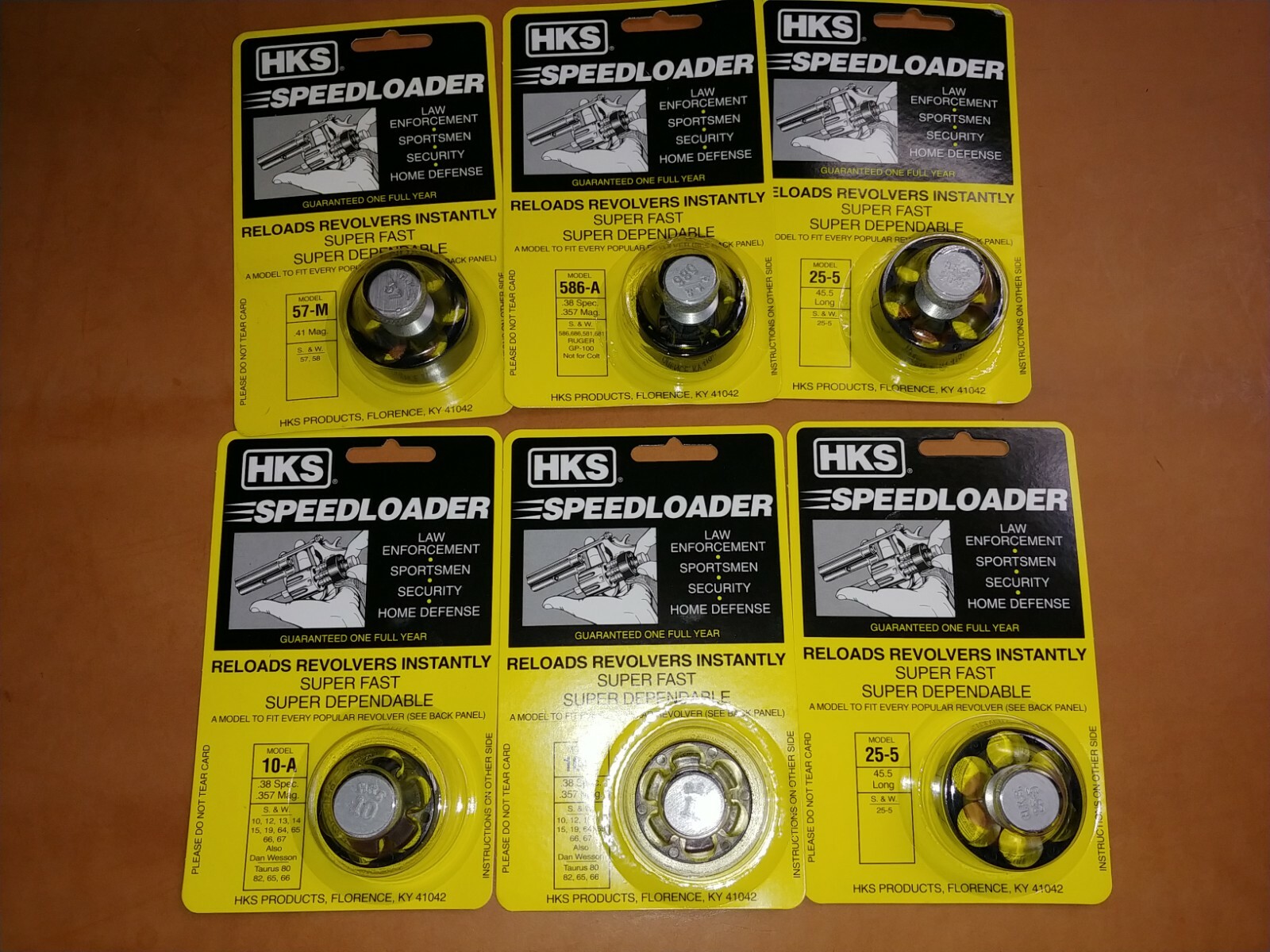 2 PACK HKS SpeedLoaders  All Model Revolvers 10-A 36-A 25M  586-A  587 27A  DS-A
