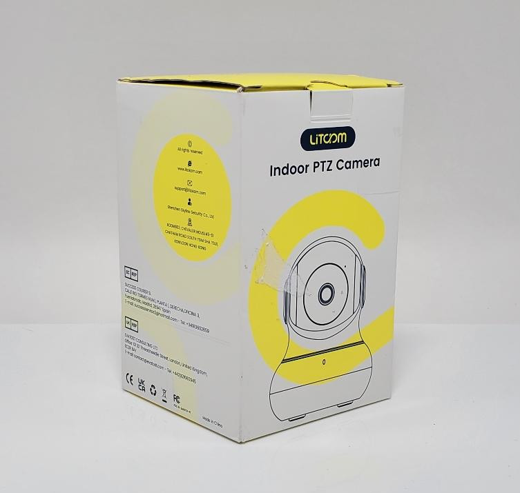 litokam Indoor Security Camera 2K Pan Tilt 360 WiFi Baby Pet Monitor Audio