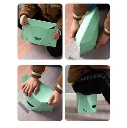 4 Pack Lightweight Folding Collapsible Portable Stool - Camping 4 Pcak Small