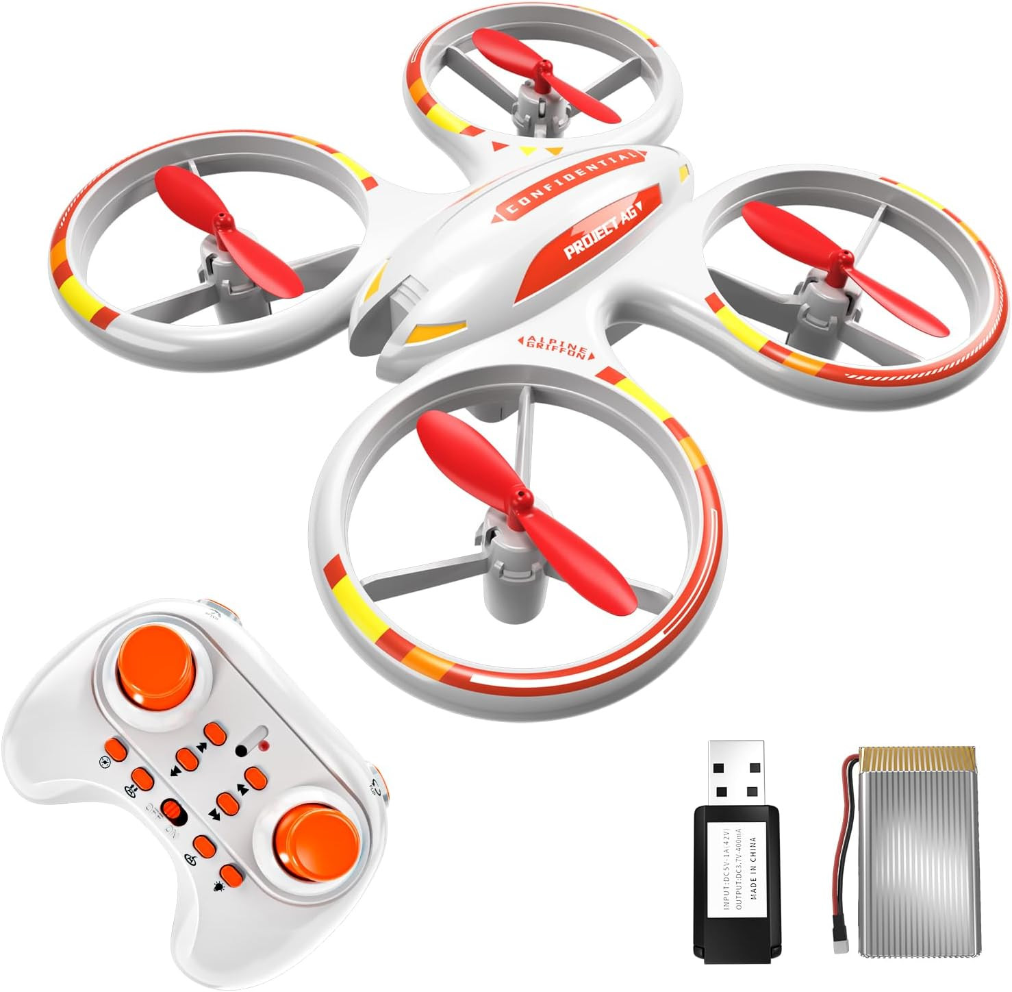 Mini Drone for Kids 4-6-8-10-12, RC Drone Quadcopter Outdoor Toys with Colorful