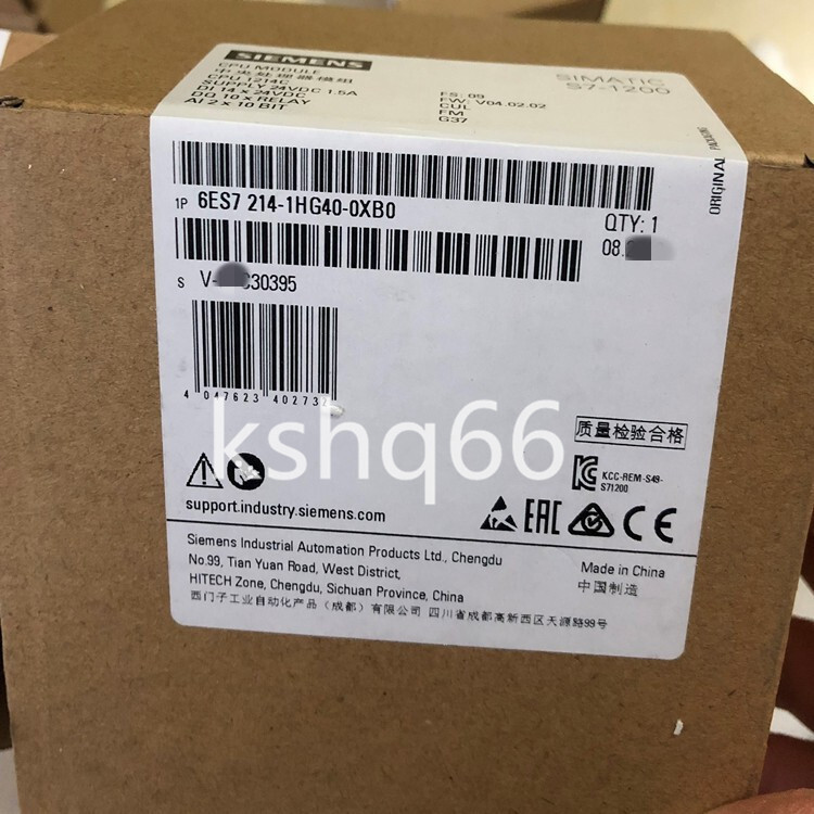 1P Siemens 6ES7 214-1HG40-0XB0 6ES7214-1HG40-0XB0 S7-1200 New Fast Delivery