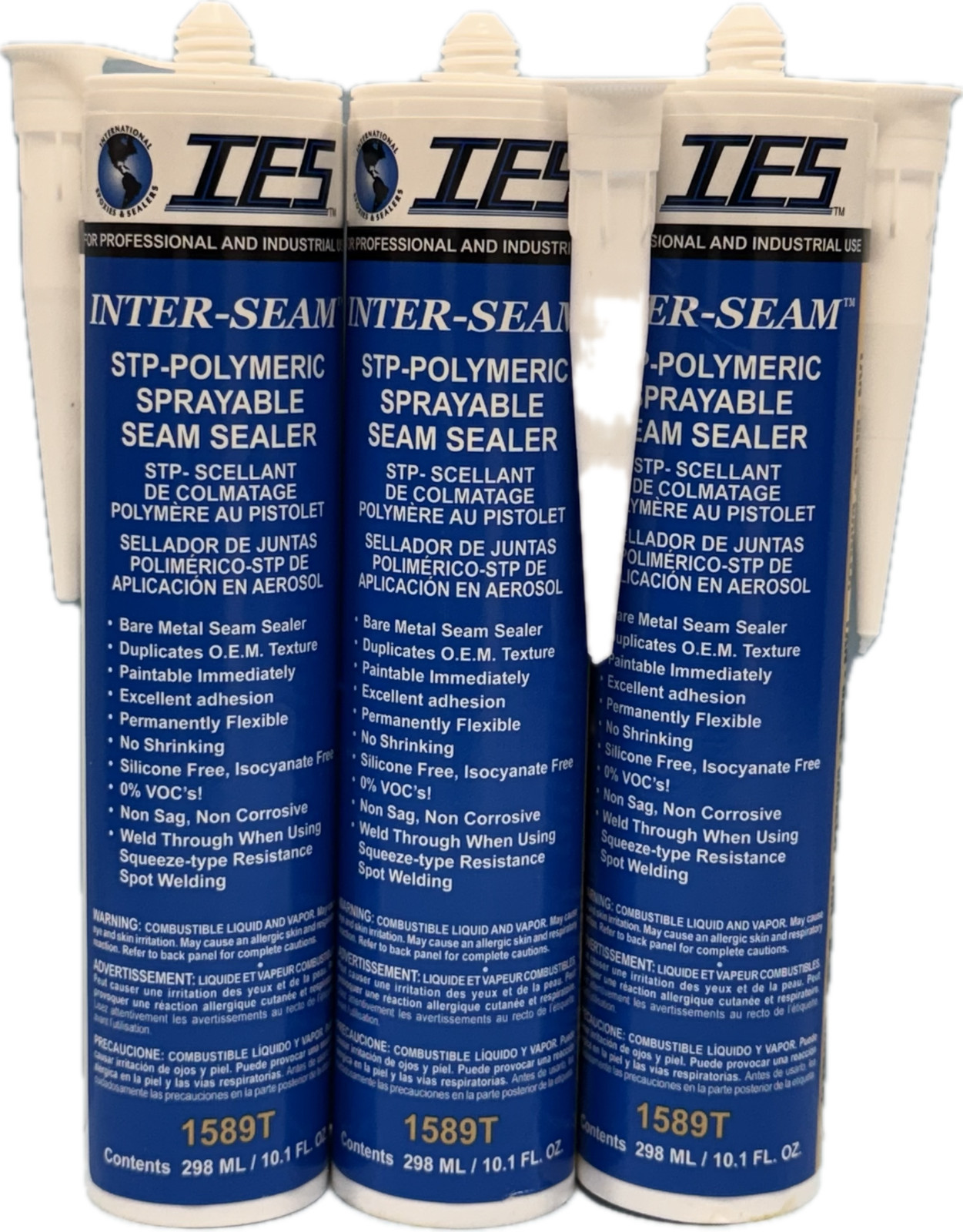 IES 1589T INTEGRA-TAN 10.1 FL. OZ. AUTOMOTIVE SEAM SEALER/ADHESIVE (3PK)