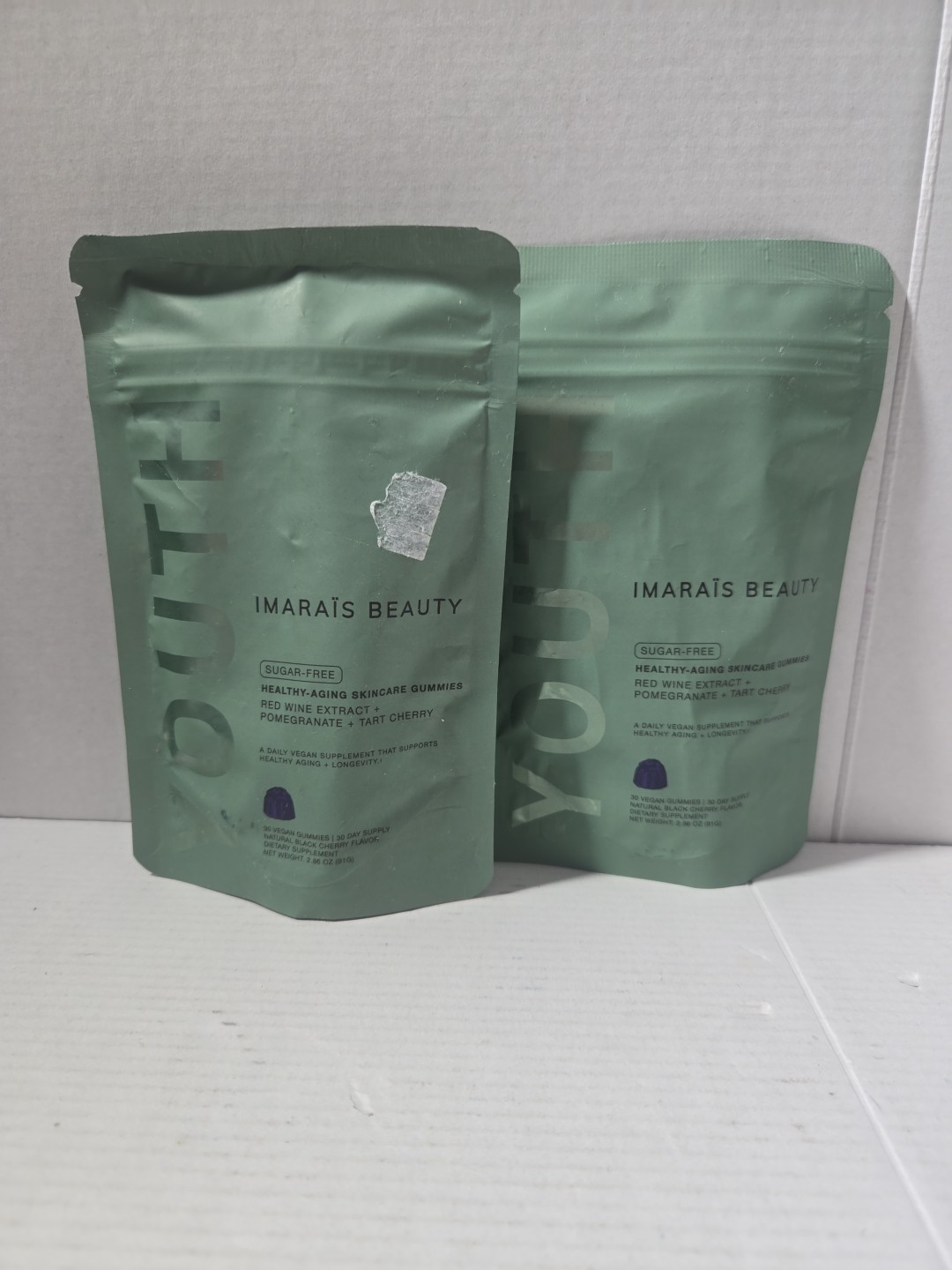 Imarais Youth Healthy Anti-Aging Skincare Gummies - 30ct - EXP 10/2026 Lot Of 2