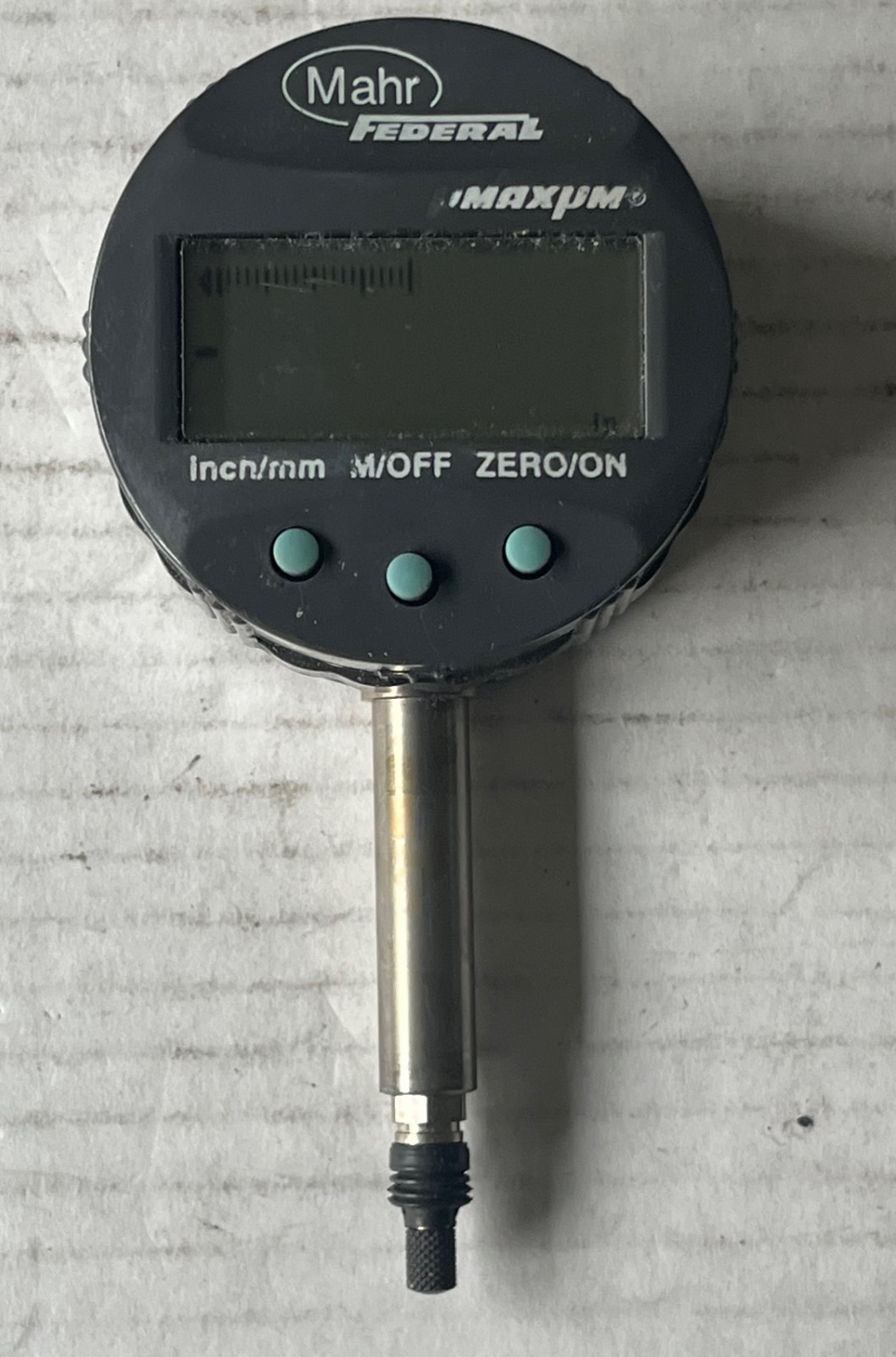 Mahr Federal µMaxum Micro Maxum Digital Indicator (EDI-10202, 0.00005" Res)