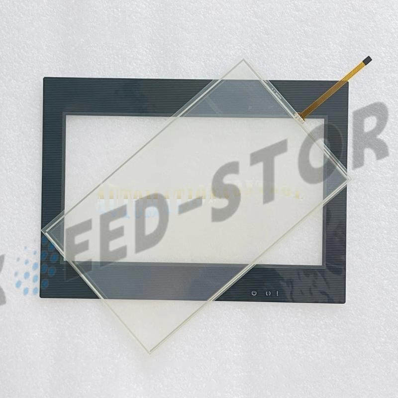 Touch Screen Panel Glass Digitizer for Delta DOP-B10E615 with Overlay Film~