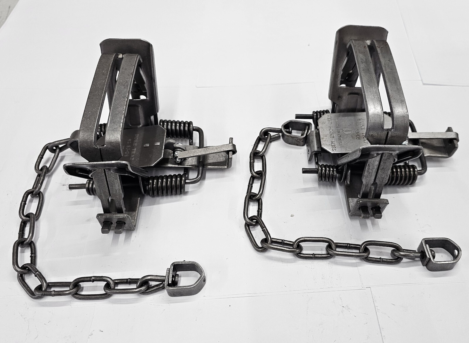 (PK2) Duke # 2 CS Offset Coil Spring Trap 0493 Coyote Bobcat Fox Lynx Trapping