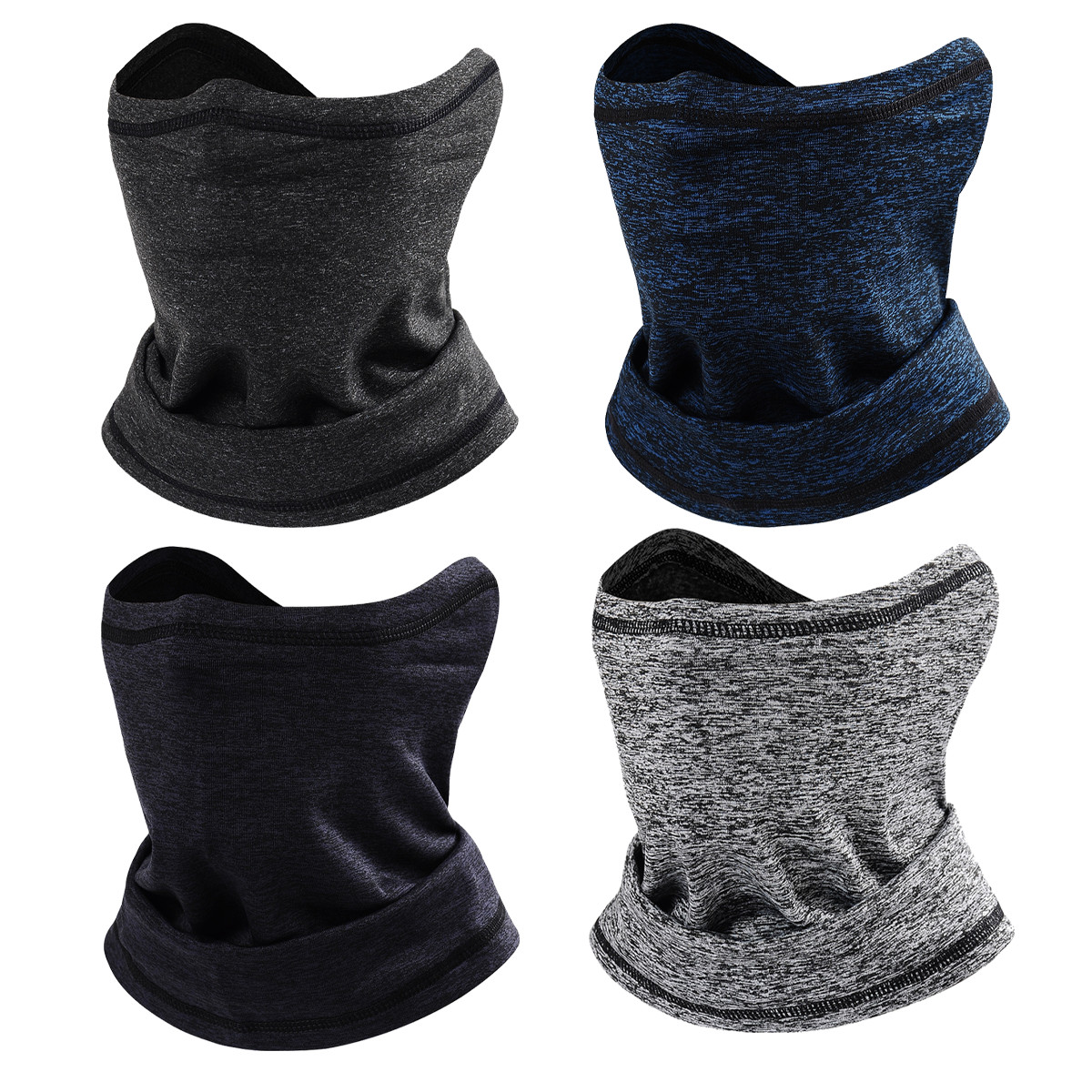 Winter Neck Gaiter Fleece Warm Windproof Cold Weather Half Face Masks for Unisex