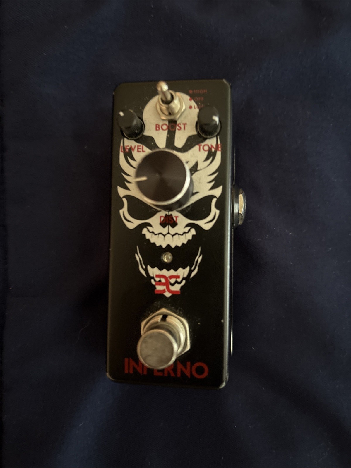 Inferno Metal Distortion Pedal, Electric Guitar Pedal
