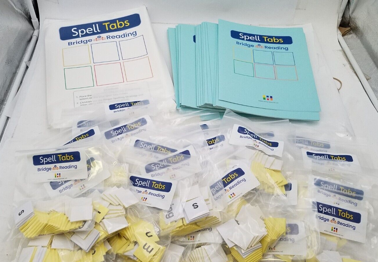 Heggerty Spell Tabs 2nd Gr Classroom Kit-26 Folders w/26 Sticky Tab Packs-NEW