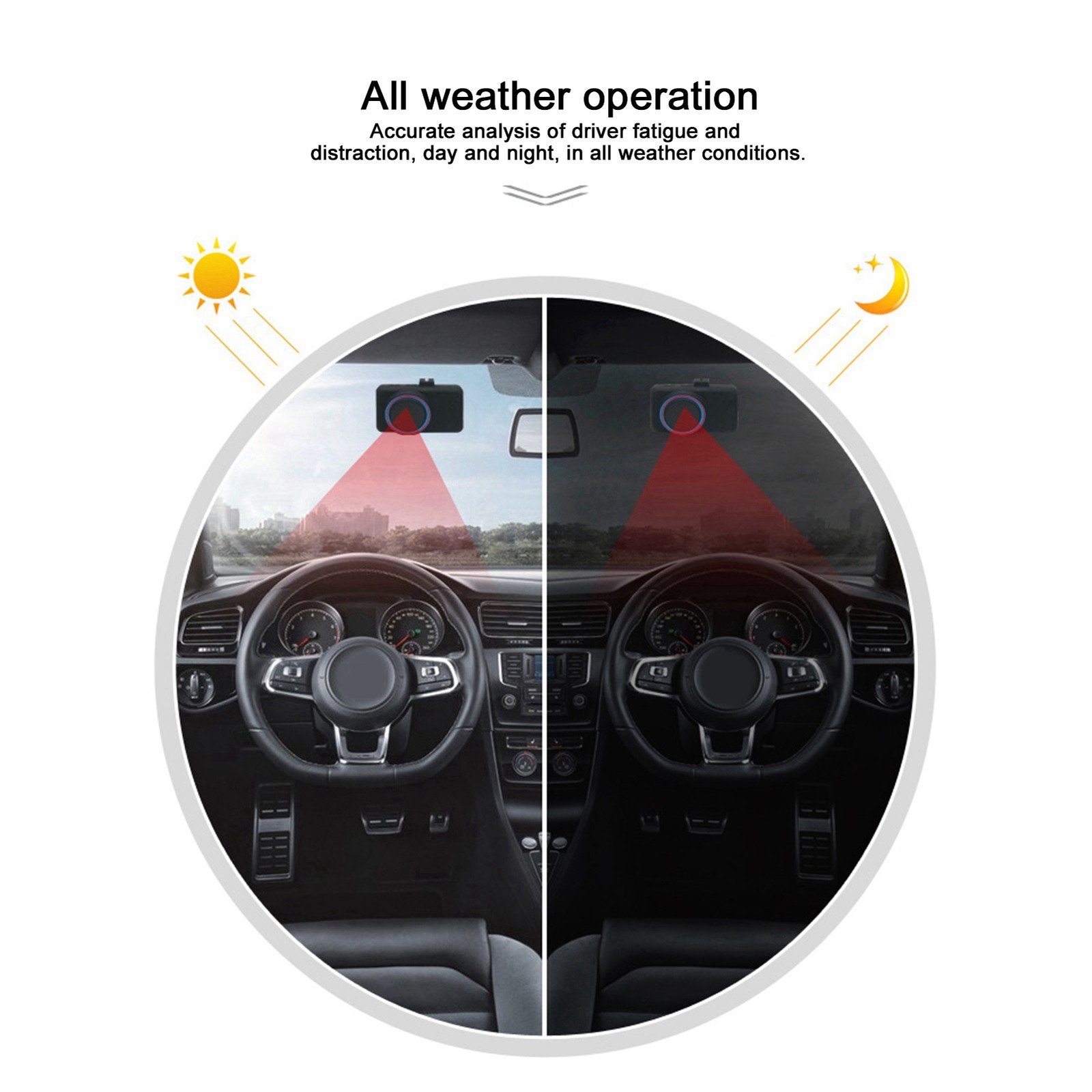 Car Fatigue Driving Warning Alarm Device Anti Sleep Monitor Accessory For Sa NEW