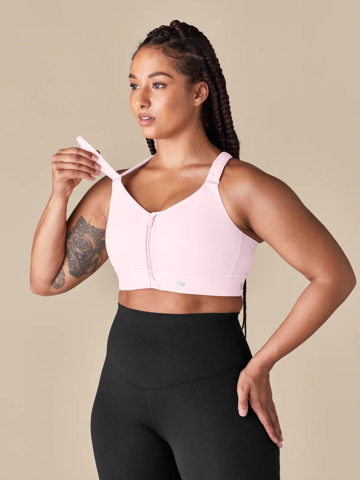SHEFIT FLEX Powerhouse Pink Medium Sports Bra Support Activewear