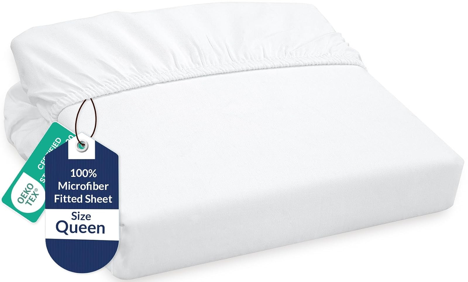 Hotel Luxury Bottom Sheet Queen White