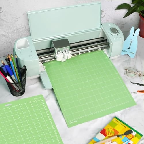 Cutting Mat, Compatible With Cricut Explore 12x12in(8 Pack)Standard Green